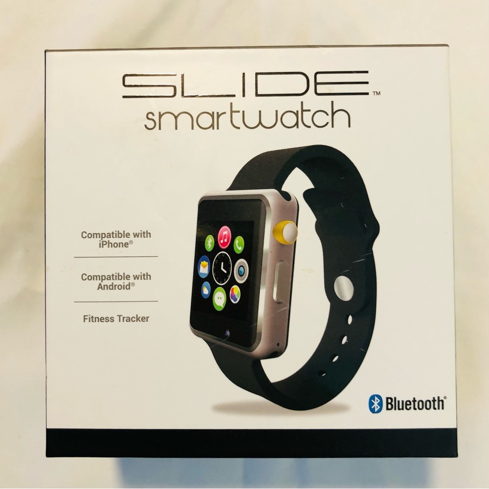 SLIDE Smartwatch, Black,  Model SW300-BK